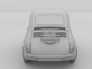 fiat 1968 500l luxe rev 3D Model