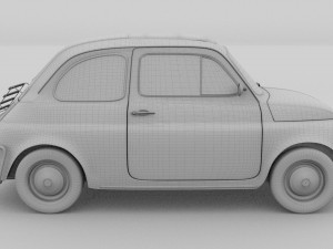 fiat 1968 500l luxe rev 3D Модель