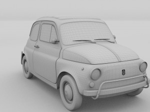 fiat 1968 500l luxe rev 3D Модель