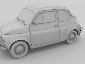 fiat 1968 500l luxe rev 3D Model