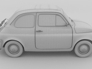 fiat 1968 500l luxe rev 3D Модель