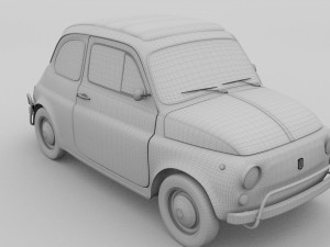 fiat 1968 500l luxe rev 3D Модель