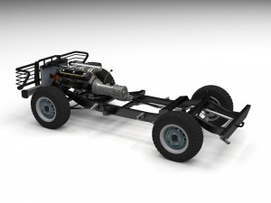 full land rover defender 90 hard top seethrough re Modèle 3D