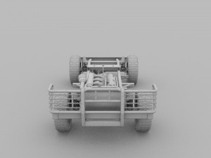 full land rover defender 90 hard top seethrough re Modèle 3D