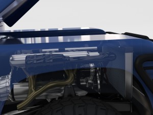 full land rover defender 90 hard top seethrough re Modèle 3D