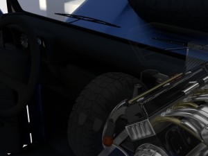 full land rover defender 90 hard top seethrough re Modèle 3D