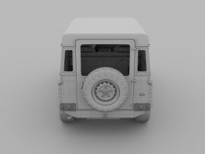 land rover defender 90 hard top w interior rev 3Dモデル