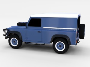 land rover defender 90 hard top rev 3D मॉडल