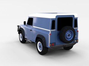 land rover defender 90 hard top rev 3D मॉडल