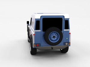 land rover defender 90 hard top rev 3D मॉडल