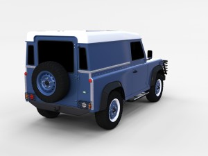land rover defender 90 hard top rev 3D मॉडल