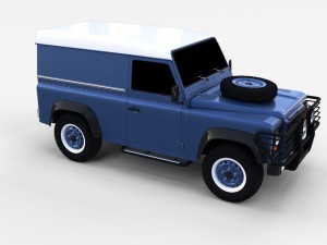 land rover defender 90 hard top rev 3D मॉडल