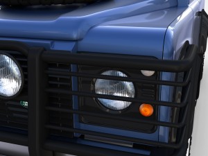 land rover defender 90 hard top rev 3D मॉडल