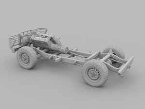full land rover defender 90 pick up seethrough Modelo 3D
