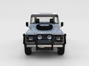 full land rover defender 90 pick up seethrough 3D Model