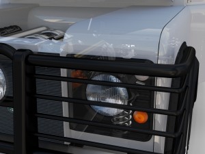 full land rover defender 90 pick up seethrough Modelo 3D