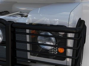 full land rover defender 90 pick up seethrough 3D Model