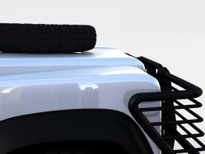 land rover defender 90 pick up rev Model 3D