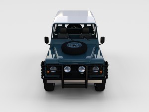 full land rover defender 90 station wagon rev 3D Модель