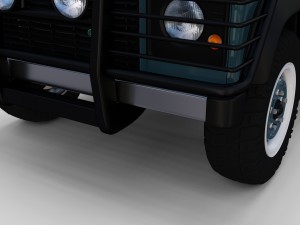 full land rover defender 90 station wagon rev 3D Модель