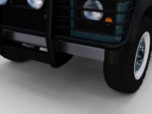 full land rover defender 90 station wagon rev 3D Model