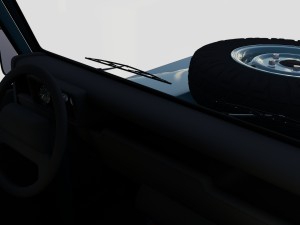 full land rover defender 90 station wagon rev 3D Модель