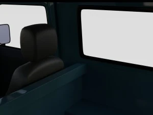 full land rover defender 90 station wagon rev 3D Model