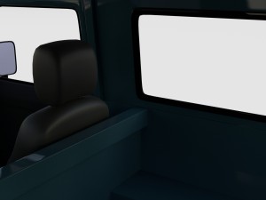 land rover defender 90 station wagon w interior re 3D Model