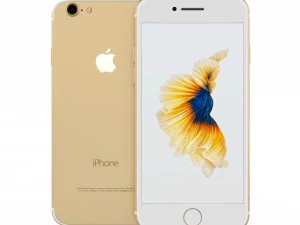 iPhone7 oro Modello 3D