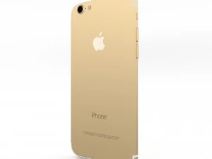 iphone 7 gold 3D Model