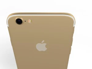 iphone 7 gold 3D Model