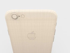 iphone 7 gold 3D Model