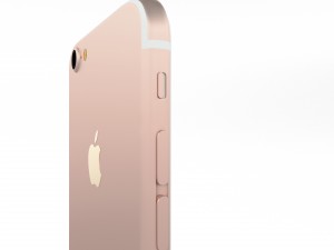 iphone 7 rose gold Modello 3D