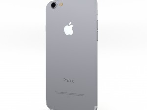 iphone 7 space gray 3D Model