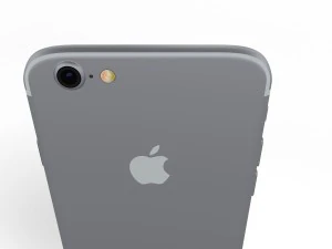 iphone 7 space gray 3D Model