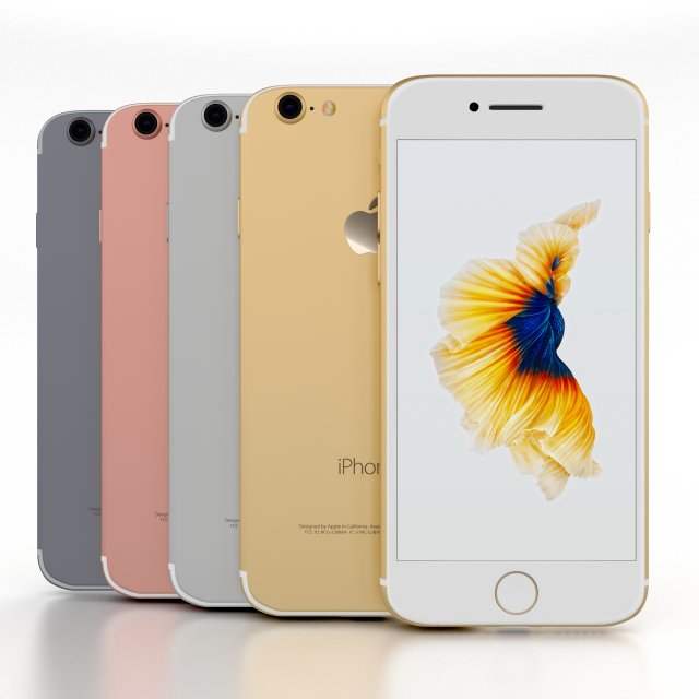 iphone 7 pack 3D Model .c4d .max .obj .3ds .fbx .stl .blend 