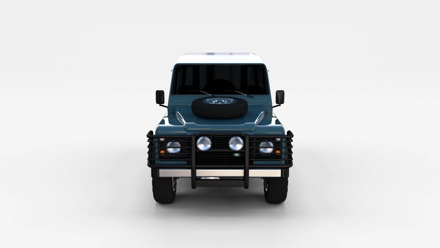 land rover defender 90 station wagon rev 3D Model .c4d .max .obj .3ds .fbx .stl .blend 