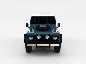 land rover defender 90 station wagon rev 3D Model