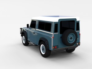 land rover defender 90 station wagon rev 3Dモデル