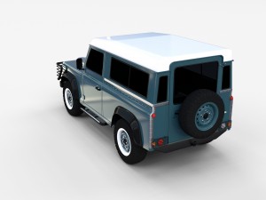 land rover defender 90 station wagon rev 3Dモデル