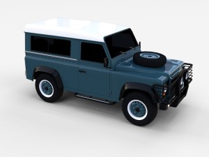 land rover defender 90 station wagon rev 3Dモデル