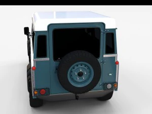 land rover defender 90 station wagon rev 3D Model