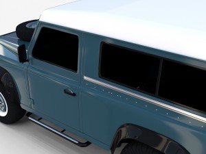 land rover defender 90 station wagon rev 3Dモデル