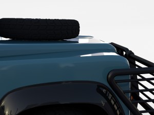 land rover defender 90 station wagon rev 3Dモデル