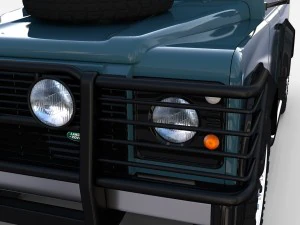 land rover defender 90 station wagon rev 3D Model