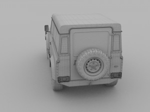 land rover defender 90 station wagon rev 3Dモデル