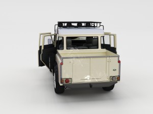 full land rover defender 110 double cab pick up re Model 3D