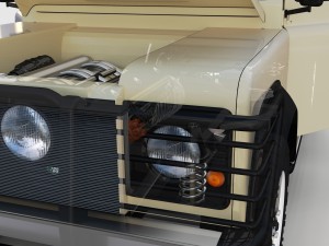 full land rover defender 110 double cab pick up re Model 3D