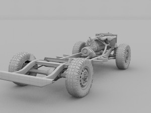 full land rover defender 110 double cab pick up re Model 3D