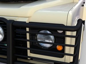 land rover defender 110 double cab pick up winter 3D Model